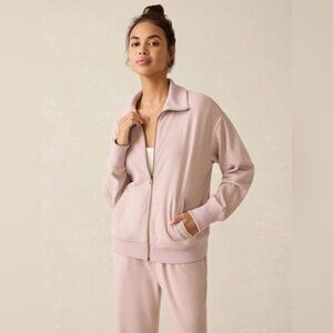 NWT FAHERTY Legend™ Lounge Full Zip - Blush Twill